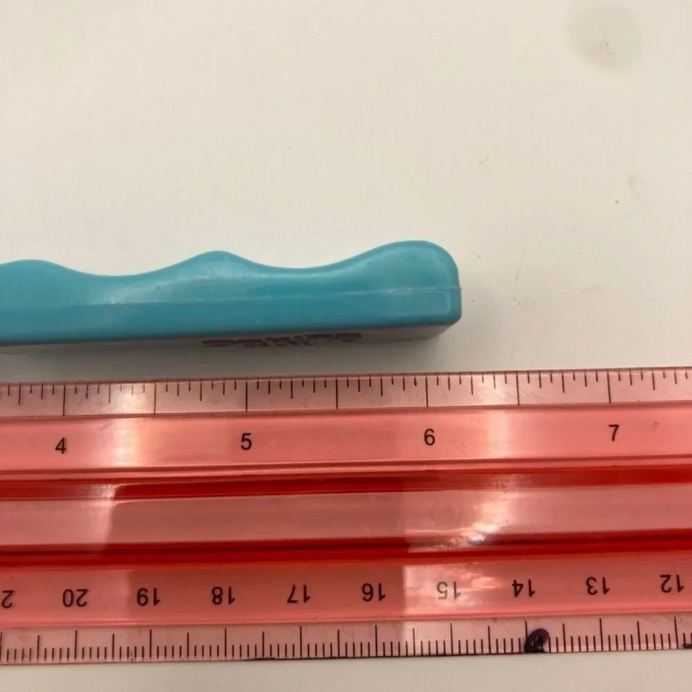 Sekine Vintage Plastic Brush Teal Blue‎ 6 inches #32970